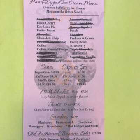 Hoss's Steak Sea House menu