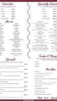 Bagelry menu