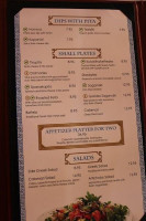 Hunan Chinese Room menu