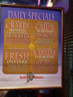 Gulf Shores And Grill menu