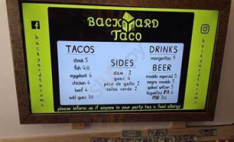 Mcdonald's menu