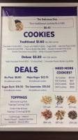 Insomnia Cookies menu