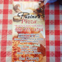 Paesano's menu