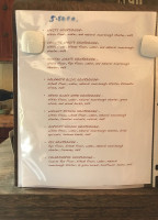 Head Tide Oven menu