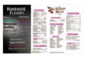 The Chocolate Moose menu