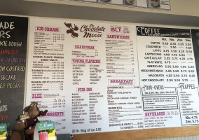 The Chocolate Moose menu