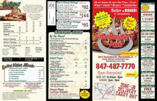 Beef 'o ' Brady 's menu