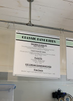 The Ice Cream Shop menu