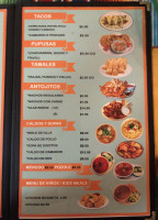 Antojitos Rincon De Guanajuato menu