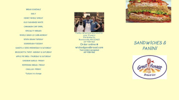 Great Harvest Of Newtonville menu