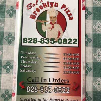 Sal's Brooklyn Pizza menu