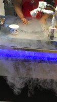 Sub Zero Nitrogen Ice Cream inside