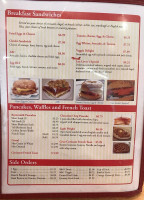 Chick's Donuts Coffee Shop menu