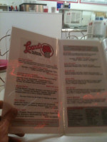 Loard's Ice Cream menu