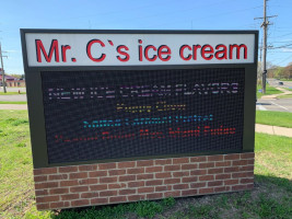 Mr C's Custom Cone Co menu