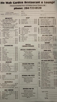 Delhi Cafe menu