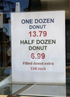 Hill Street Donut House menu