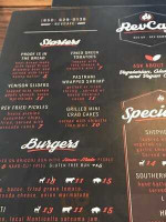 R J's Eatery menu