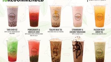 Tealove menu