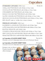 Di Camillo Bakery menu