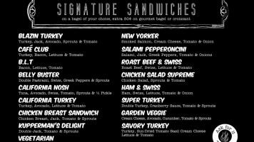 Creekside Bagel Bakery menu