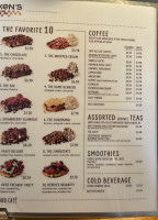 Zinneken's menu