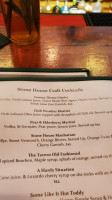 Stone House Tavern menu