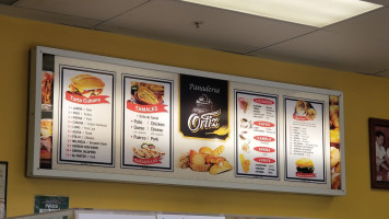 Panaderia Ortiz menu