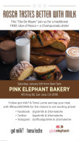 Pink Elephant Bakeries menu