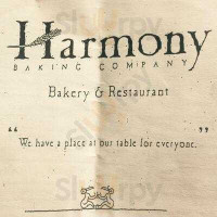 Harmony Baking Company- Now Estacada Antfarm Cafe And Bakery menu