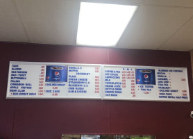 Sugary Doughnuts menu