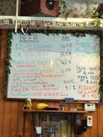 Hayesville Brewing Company menu