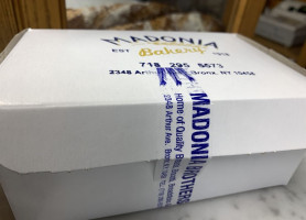 Madonia Brothers Bakery menu