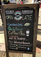 Double Rainbow Cafe menu