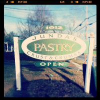Junda's Pastry Crust Crumb outside