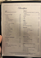 Candy Kitchen Ice Cream Parlour Eatery menu