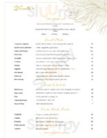 The Harbor Room menu