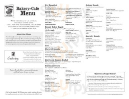 Petra Cafe menu