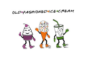 Old Fashioned Ice Cream logo