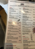 Bruno's Bakery menu
