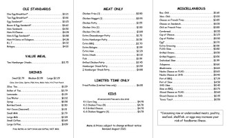 Dairy Cup Of Mount Carmel menu