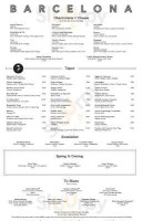 Celona Wine menu