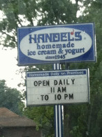 Handel's Homemade Ice Cream outside