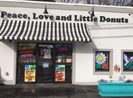 Peace Love And Little Donuts outside