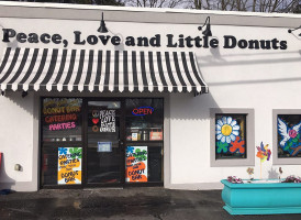 Peace Love And Little Donuts outside