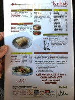 Le Kebab Grill menu