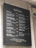 Hipcityveg menu