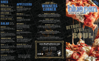 Blue Pan Pizza menu