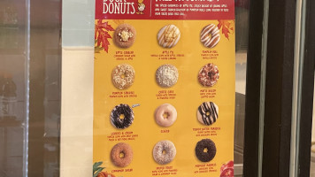 The Doughnut Shoppe menu