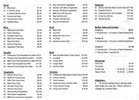 Yummy Gyro menu